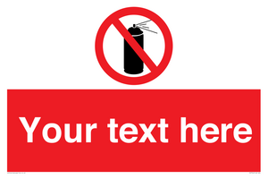 Custom prohibition no aerosol